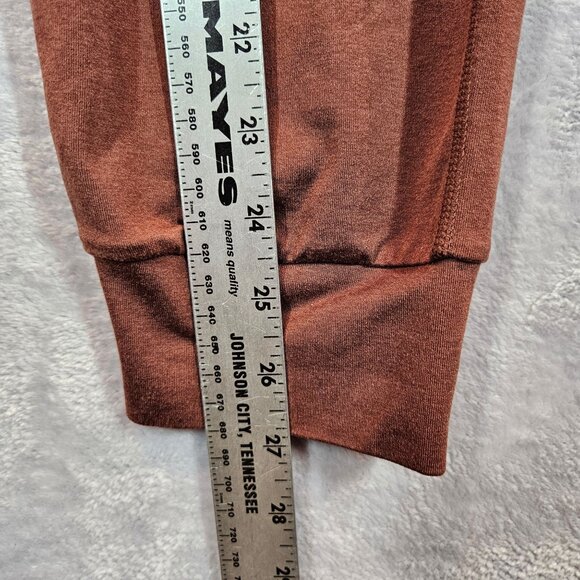 Vuori Mens Brown Jogger Sweatpants With Drawstring Waist & Zipper Pockets - Picture 5 of 13